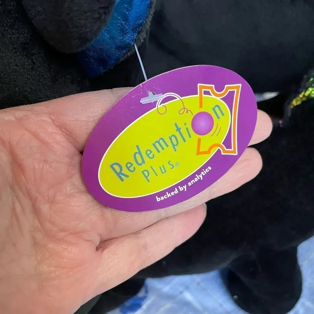 Redemption Black Rainbow Dragon Plush